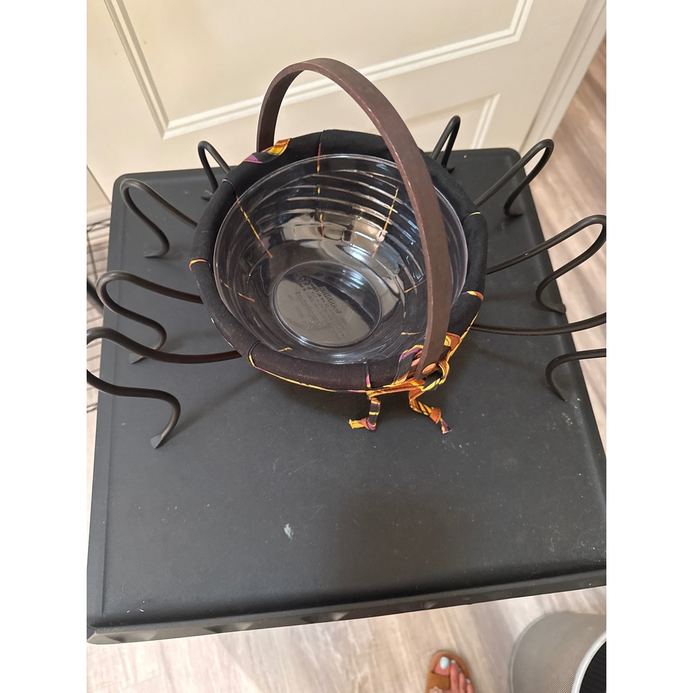 Longaberger 2006 Autumn Treats Basket Complete Set with Spider Leg Stand & Liner
